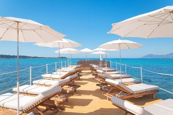 Luxueux 3 Pieces 80M2 - 2Ch - 2 Sdb - 1Mn Beach Croisette Cannes Exterior foto