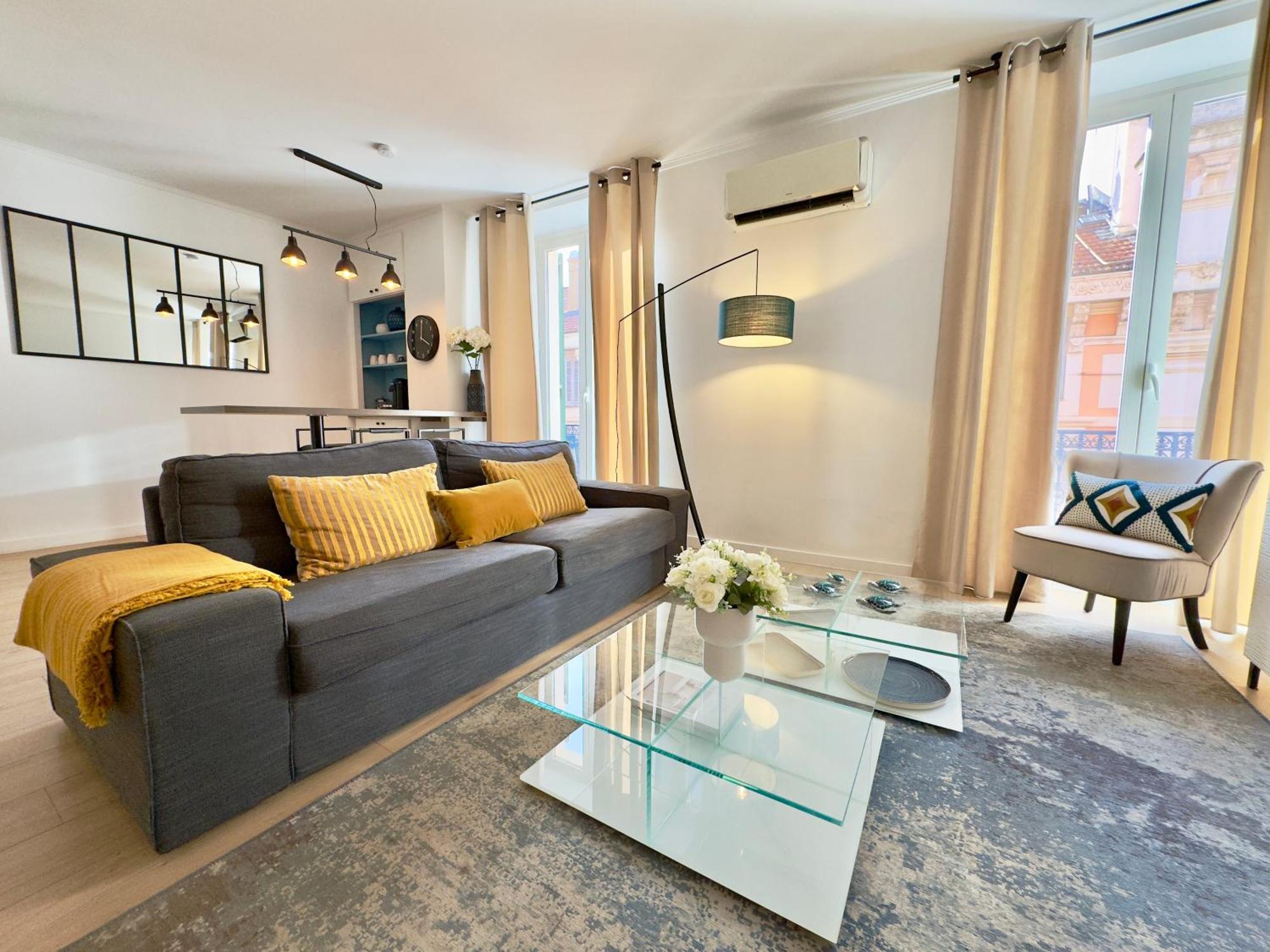 Luxueux 3 Pieces 80M2 - 2Ch - 2 Sdb - 1Mn Beach Croisette Cannes Exterior foto